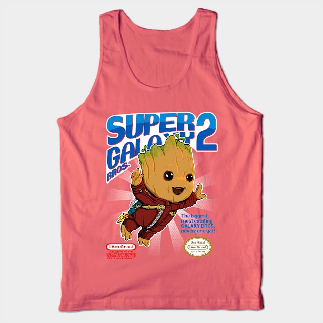 Super Galaxy Bros. Tank Top by mohymochi